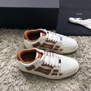 Amiri Men's Outdoor Low-Top Light Brown Skel-Top Low Shoes